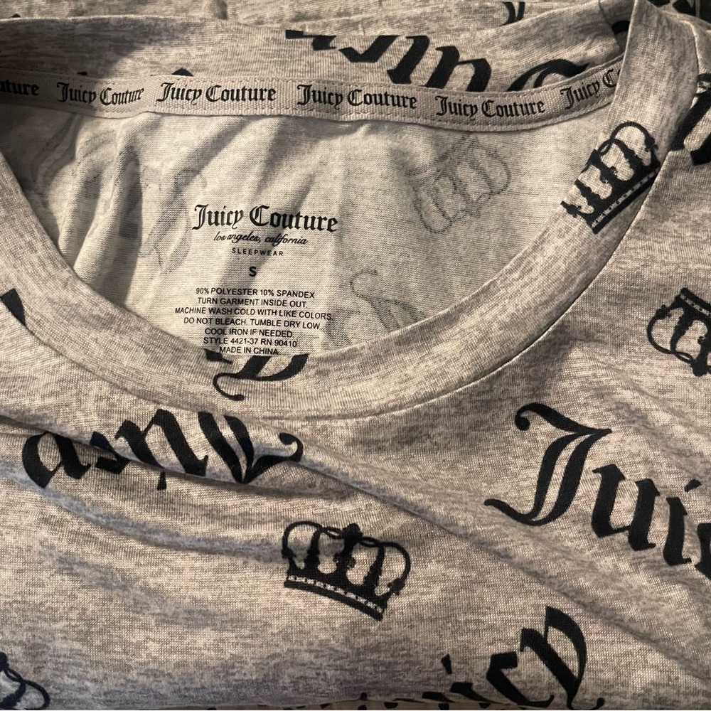 Juicy Couture Night Gowns - Black and Gray - Picture 5 of 5